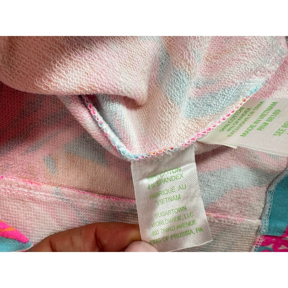 Lily Pulitzer Dress Feeling Tanked Groovy Floral Shift Cotton Sleeveless Large - Picture 5 of 10